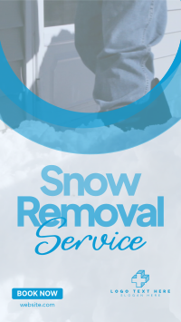 Snow Removal Service Facebook Story Design