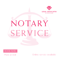 Legal Notary Instagram Post Image Preview