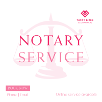 Legal Notary Instagram post Image Preview