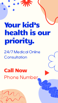 Kiddie Pediatric Doctor Instagram Story Design