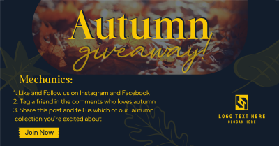 Autumn Leaves Giveaway Facebook ad Image Preview