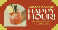 Cinco De Mayo Happy Hour Facebook ad Image Preview