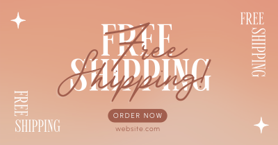 Dainty and Simple Shipping Facebook ad Image Preview