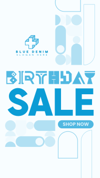 It's your Birthday Sale Instagram Reel Image Preview