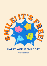 Smile! It's Free Poster Design