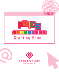 Pride Party Loading Flyer Design