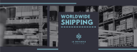 Worldwide Shipping Facebook cover Image Preview