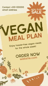 Organic Vegan Food Sale Instagram story Image Preview