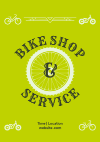 Bike Shop and Service Poster Image Preview