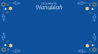 Hannukah Celebration Zoom background Image Preview