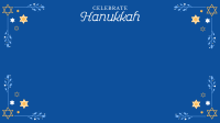 Hannukah Celebration Zoom Background Image Preview