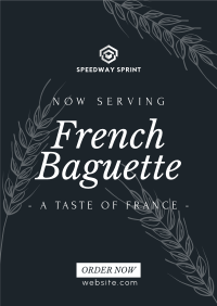Classic French Baguette Poster Image Preview