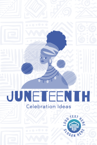 Celebrating Juneteenth Pinterest Pin Image Preview