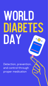 Diabetes Day YouTube short Image Preview