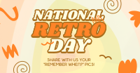 Swirly Retro Day Facebook ad Image Preview