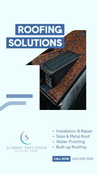 Roofing Solutions Instagram Reel Image Preview