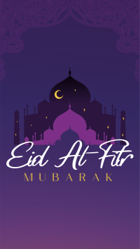 Starry Eid Al-Fitr Instagram reel Image Preview