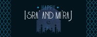 Isra' and Mi'raj Night Facebook Cover Design