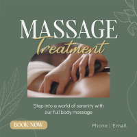 Massage Treatment Wellness Instagram post Image Preview