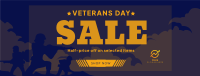 Remembering Veterans Sale Facebook Cover Design