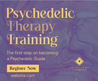 Psychedelic Therapy Training Facebook Post Design