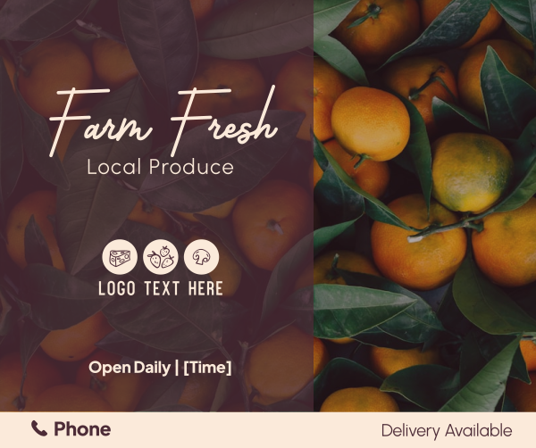 Farm Fresh Facebook Post Design Image Preview