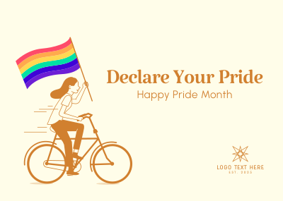 Declare Your Pride Postcard Image Preview