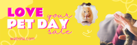 Love Your Pet Day Sale Twitter Header Design