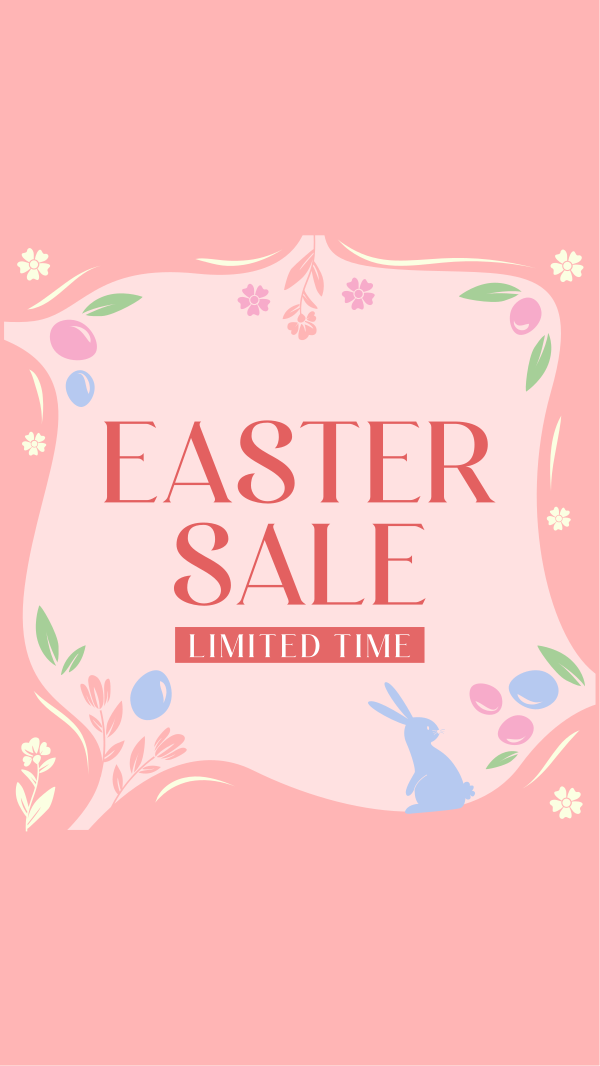 Blessed Easter Limited Sale Facebook Story Design