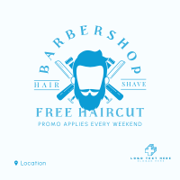 Haircut Promo Instagram Post Design
