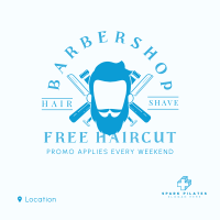 Haircut Promo Instagram post Image Preview