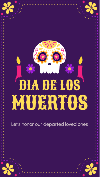 Dia De Los Muertos Instagram story Image Preview