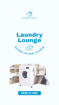 Fresh Laundry Lounge Instagram Story Design