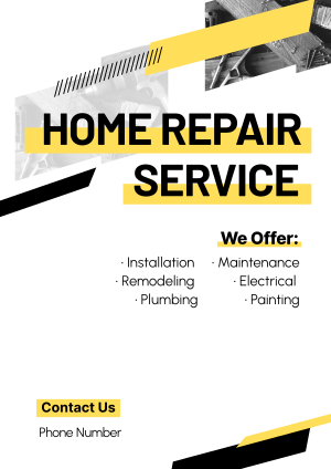 Modern Repair Service Flyer Image Preview