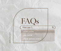 FAQ Paper Facebook Post Design