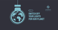 Earth Hour Lights Off Facebook ad Image Preview