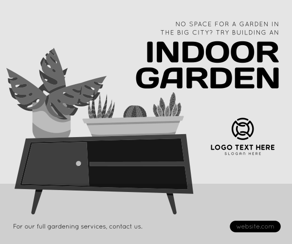 Living Garden Facebook Post Design Image Preview