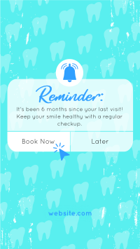 Dental Checkup Reminder Instagram story Image Preview