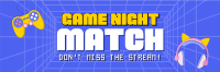 Game Night Match Twitter Header Design