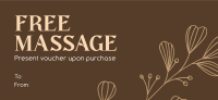 Special Massage Gift Certificate Image Preview