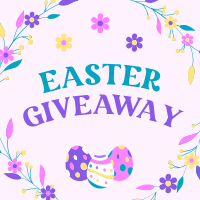 Eggs-tatic Easter Giveaway Linkedin Post Design