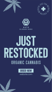 Cannabis on Stock Facebook story Image Preview