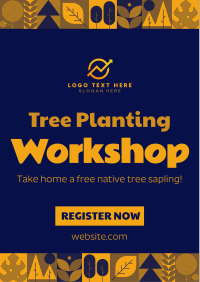 Tree Planting Workshop Flyer Design