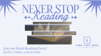 Book Reading Event Animation Preview