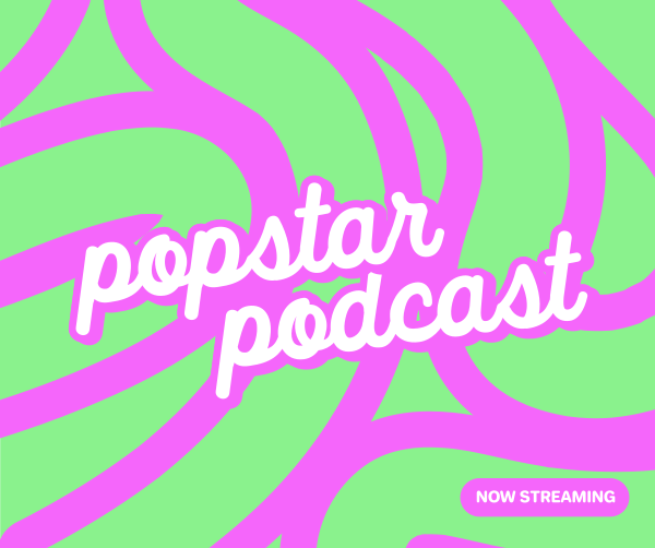 Popstar Podcast Facebook Post Design Image Preview