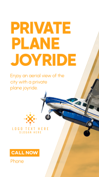 Private Plane Joyride Instagram story Image Preview