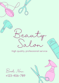 Beauty Salon Services Poster Image Preview