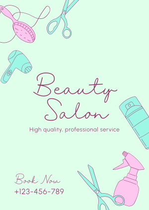 Beauty Salon Services Poster