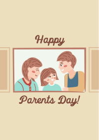 Family Day Frame Flyer Design