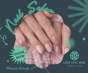 Trendy Nail Salon Facebook post Image Preview